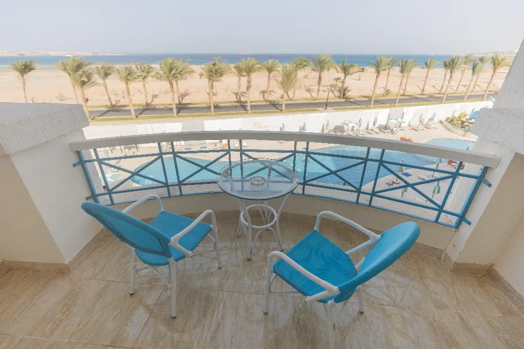 DOUBLE POOL VIEW TWO DOUBLE BEDS Room, Flow Spectrum Resort, Red Sea Riviera