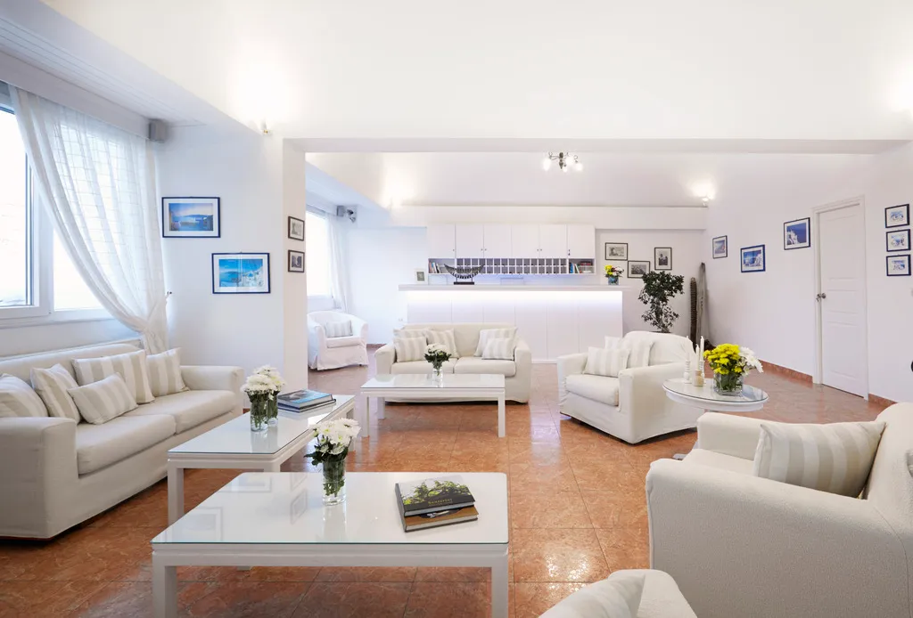 Lobby, Milos Villas, Santorini