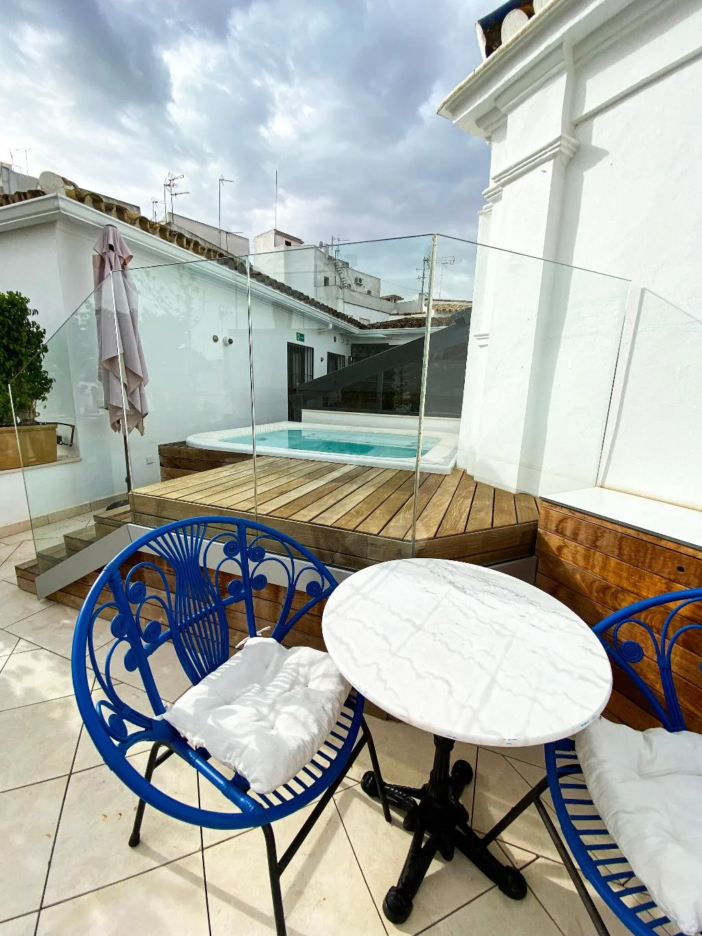 Terrace, Casa Bailén Apartamentos, Seville