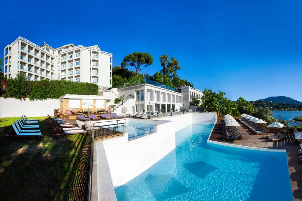 Pool, The Royal Grand Hotel, Corfu