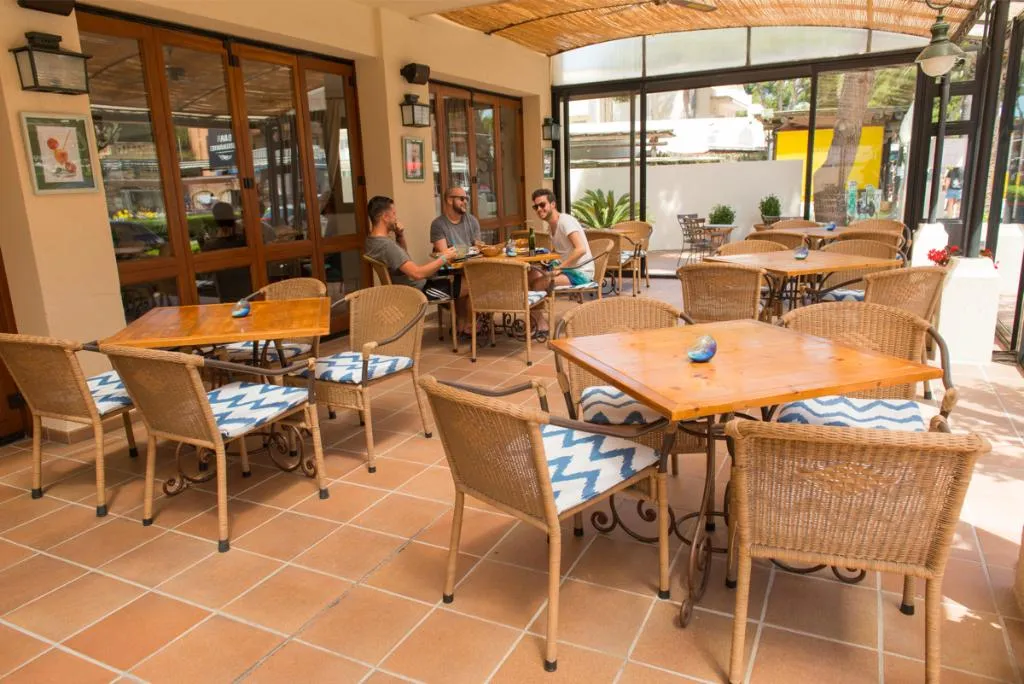 Terrace, Hotel Bell Port, Majorca