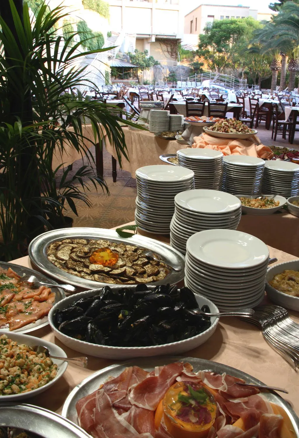 Restaurant, Hotel President, Palermo