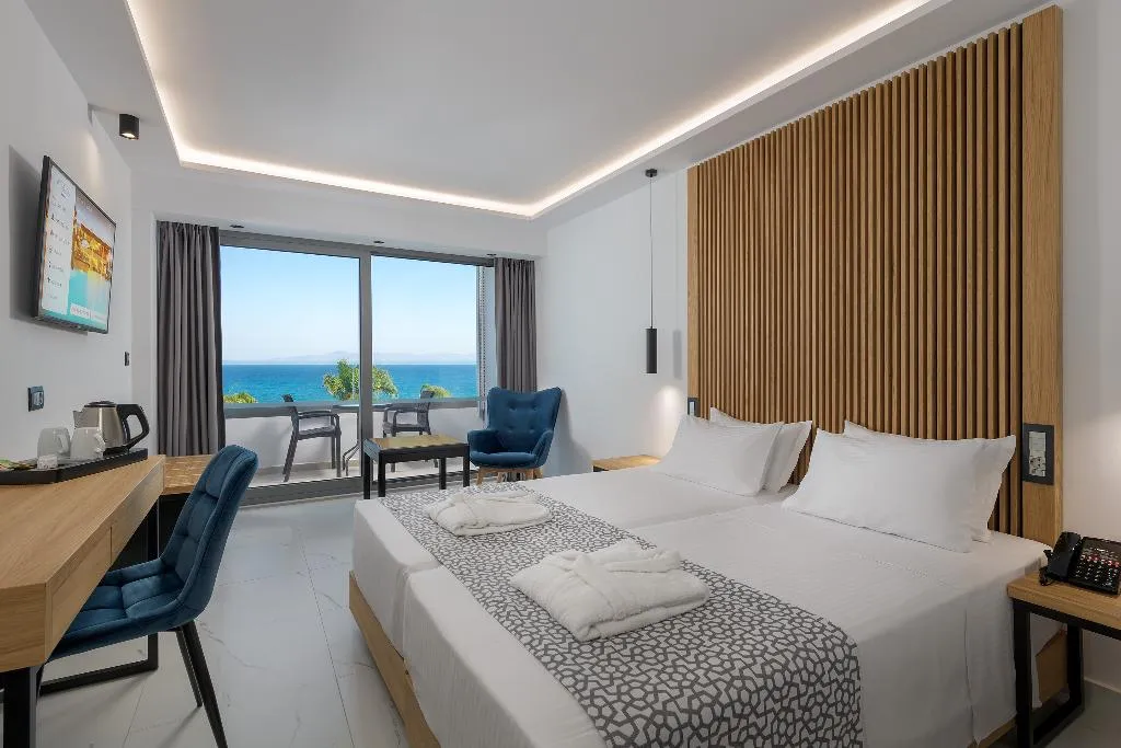 Double or Twin SUPERIOR SEA VIEW Room, Oceanis Beach, Rhodes