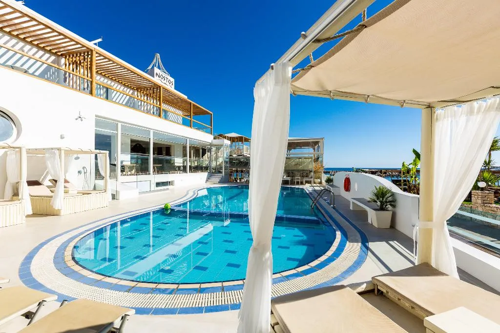 Pool, Nostos Beach Boutique Hotel, Crete