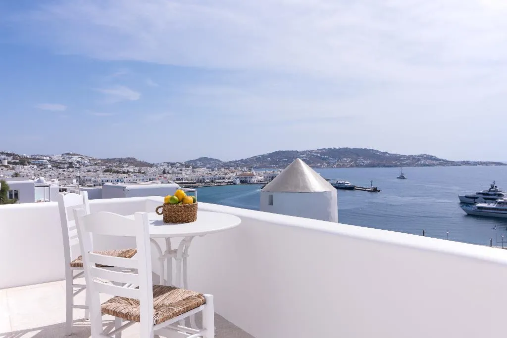 DOUBLE DELUXE SEA VIEW Room, Porto Mykonos, Mykonos