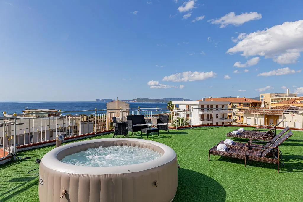 Terrace, Villa Piras, Alghero
