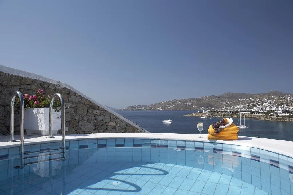 General view, Grand Beach, Mykonos