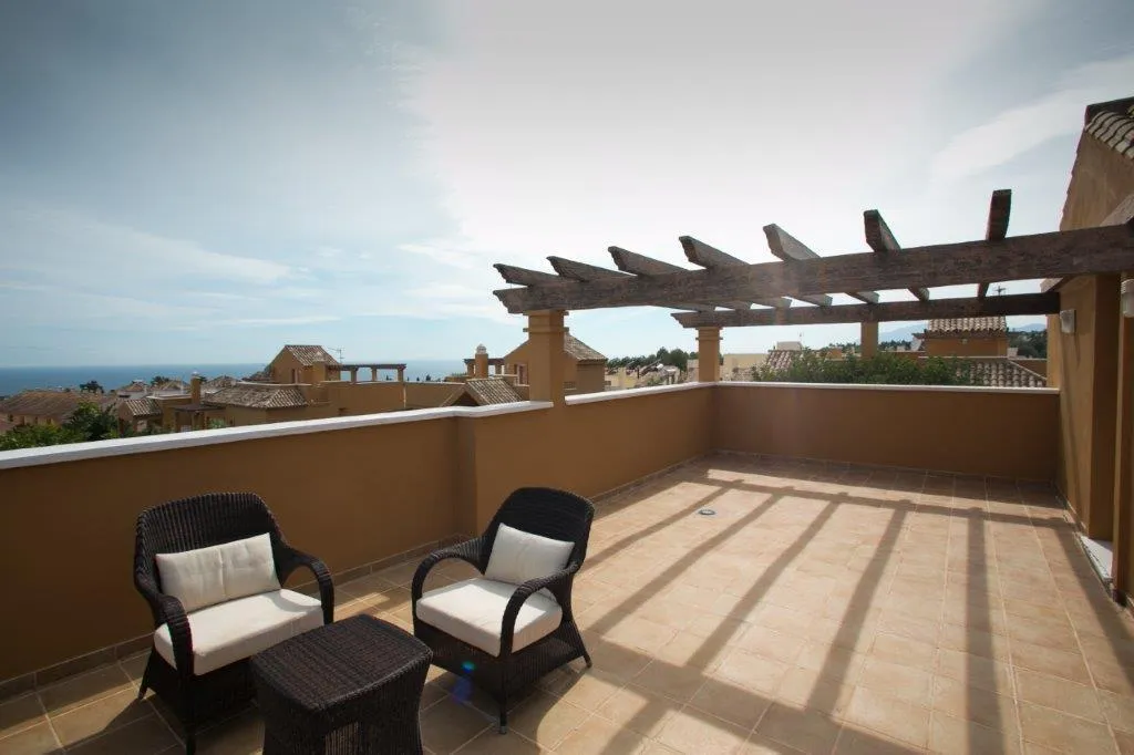 Terrace, Villas Av Los Altos De Marbella, Costa Del Sol