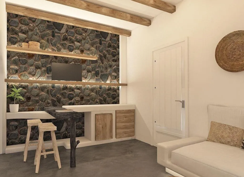 Room, Makris Beach Hotel, Santorini