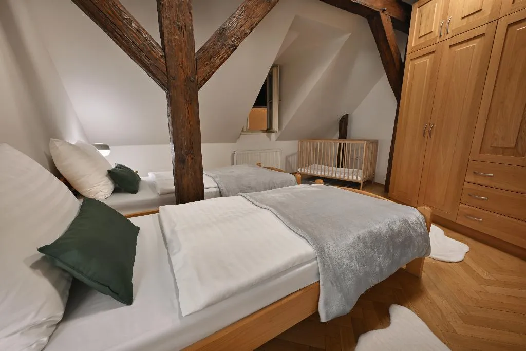 APARTMENT CAPACITY 8 THREE BEDROOMS Room, Boutique Apartments White Swan, Prague