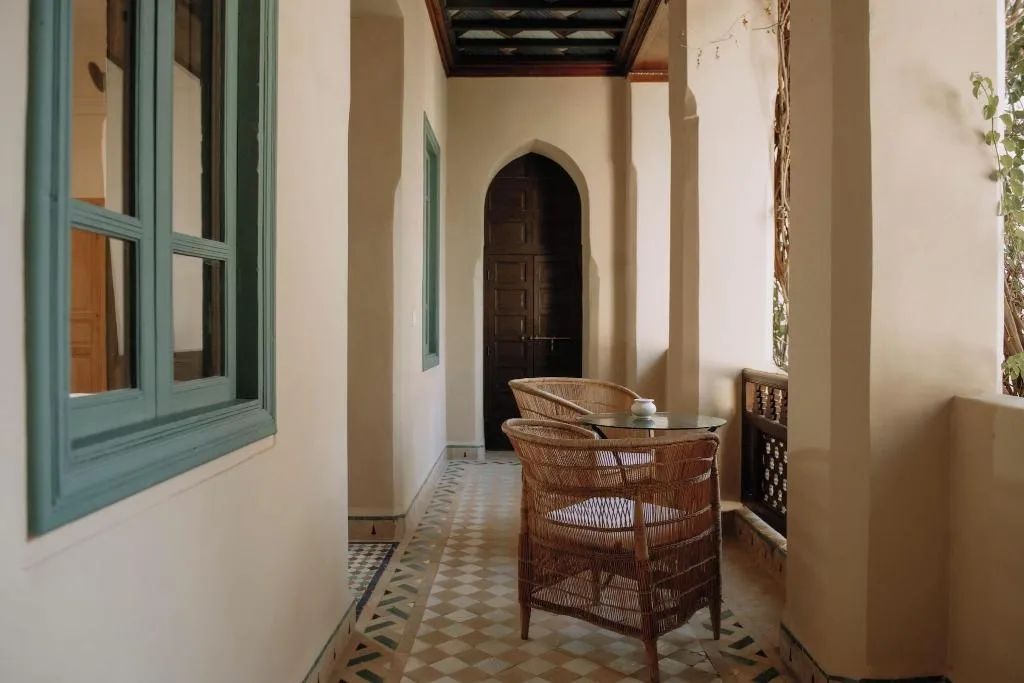 Terrace, Hotel Les Deux Tours, Marrakech