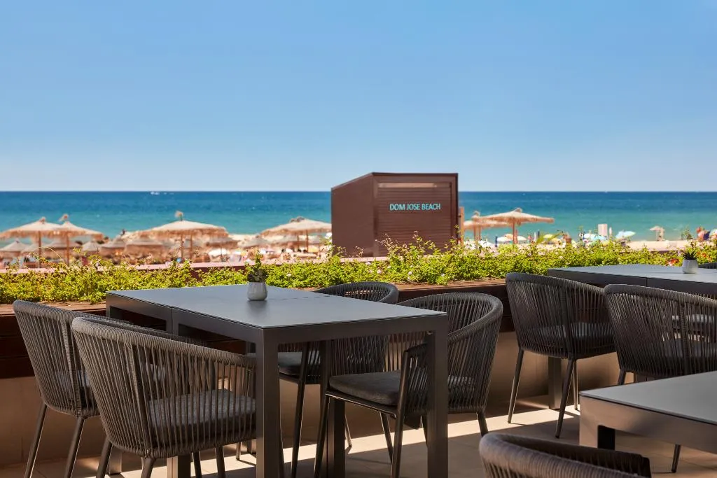 Terrace, Dom Jose Beach Hotel, Algarve