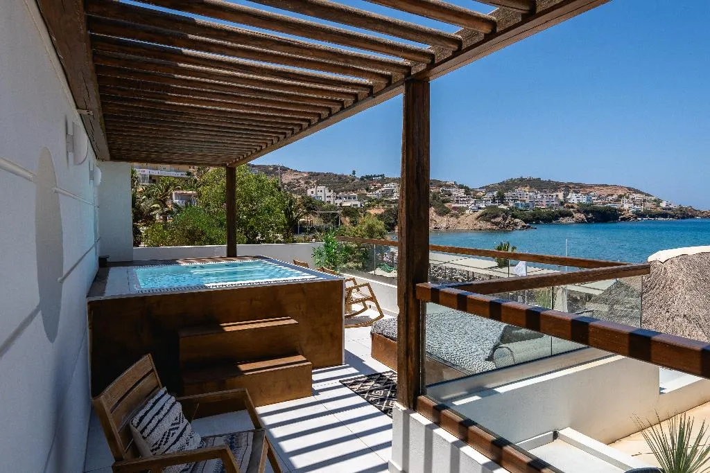 JUNIOR SUITE SEA VIEW Room, Nostos Beach Boutique Hotel, Crete