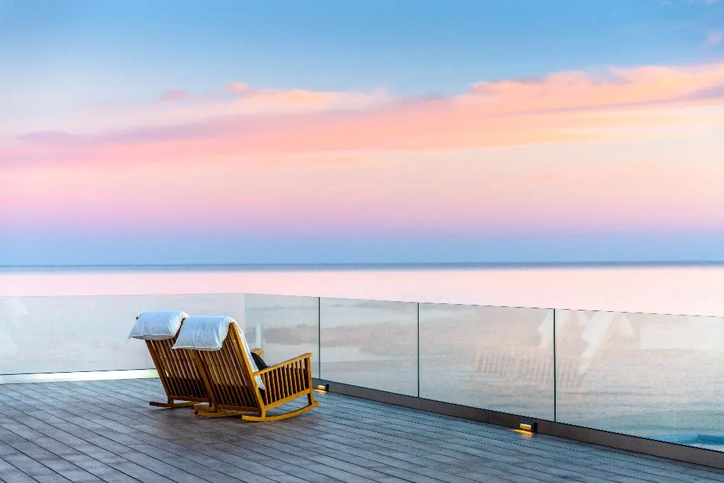 Terrace, Abaton Island Resort & Spa, Crete