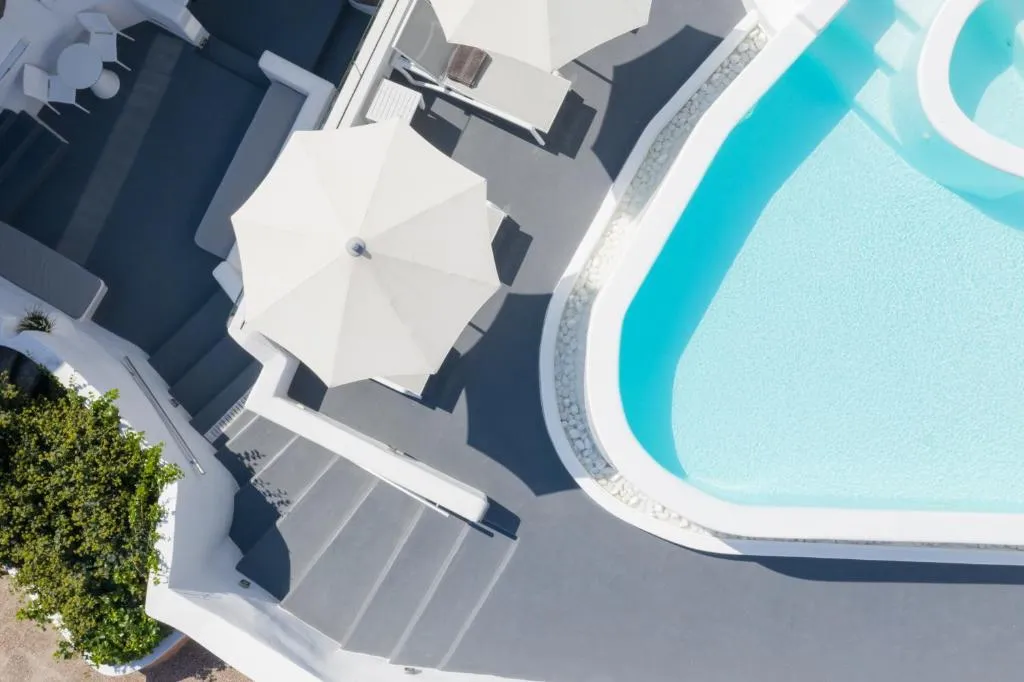 Pool, White Concept Caves, Santorini