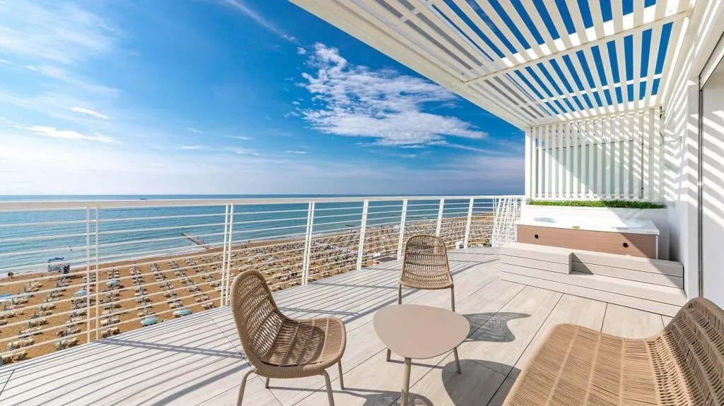 Terrace, Hotel Le Soleil, Venice