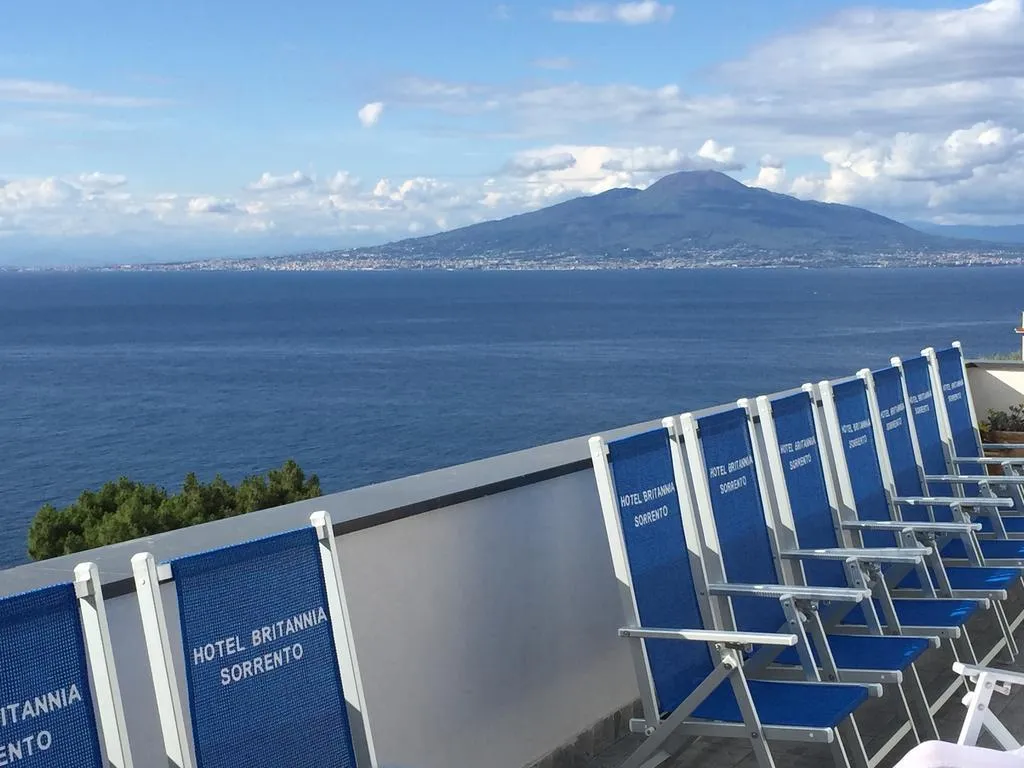 Terrace, Hotel Britannia, Naples