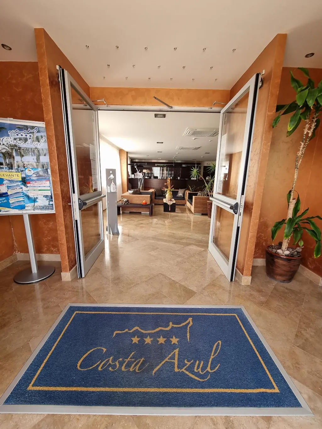 Lobby, Hotel costa azul, Palermo