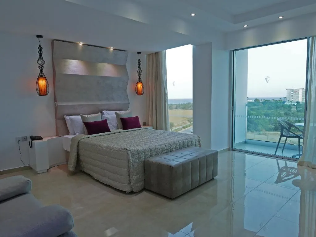 JUNIOR SUITE SEA VIEW Room, Amethyst Napa Hotel & Spa, Cyprus