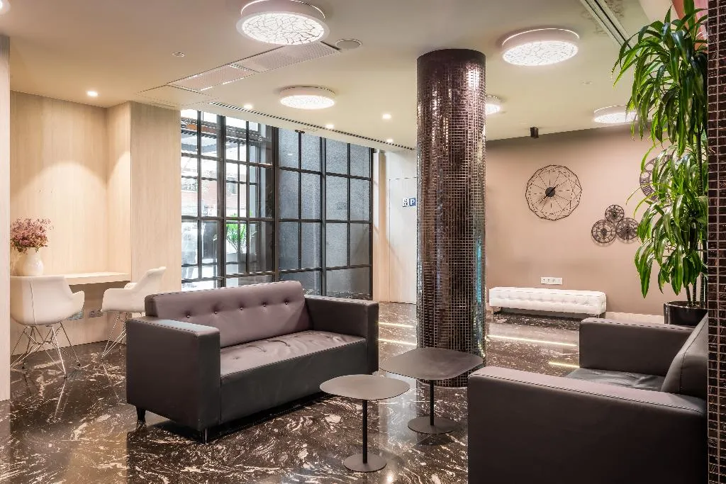 Lobby, Arya Stadium Hotel, Barcelona