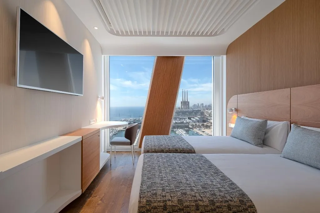 Double or Twin SEA VIEW Room, Hotel Marina Badalona, Barcelona