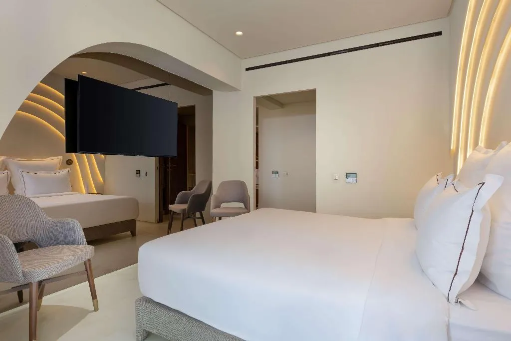 DOUBLE Accessible KING SIZE BED Room, Isla Brown Corinthia Resort & Spa, Curio Collect, Athens