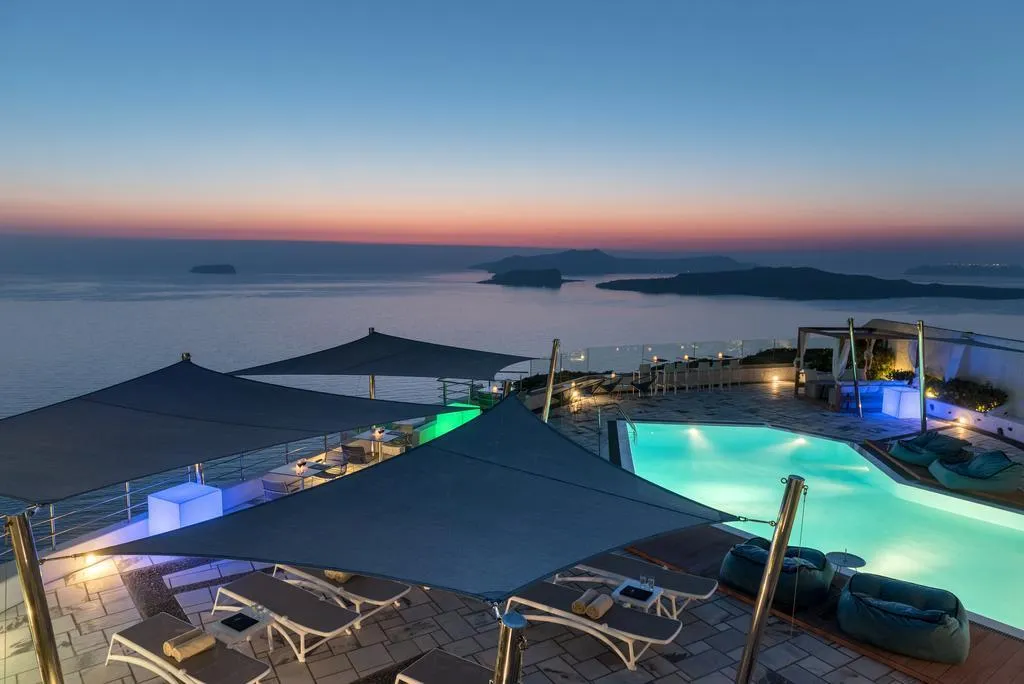 General view, Caldera's Dolphin, Santorini