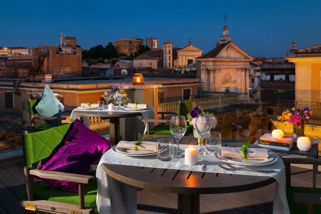 Restaurant, Singer Palace Hotel, Rome