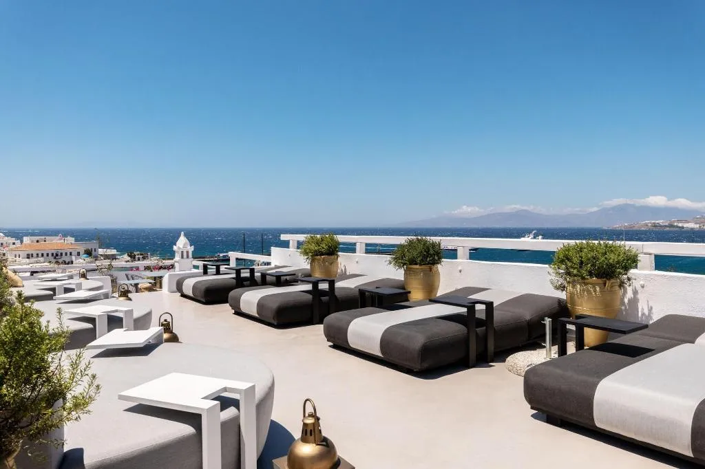 Terrace, The Townhouse Mykonos, Mykonos