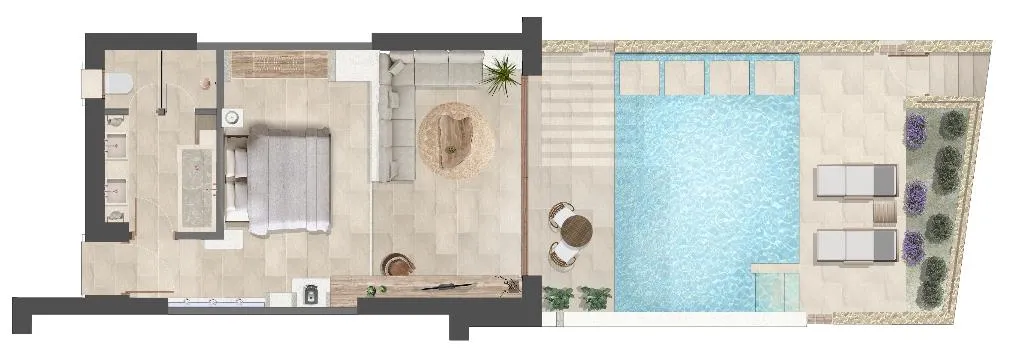 SUITE SEA VIEW WITH PRIVATE POOL Room, Lesante Cape, Zante