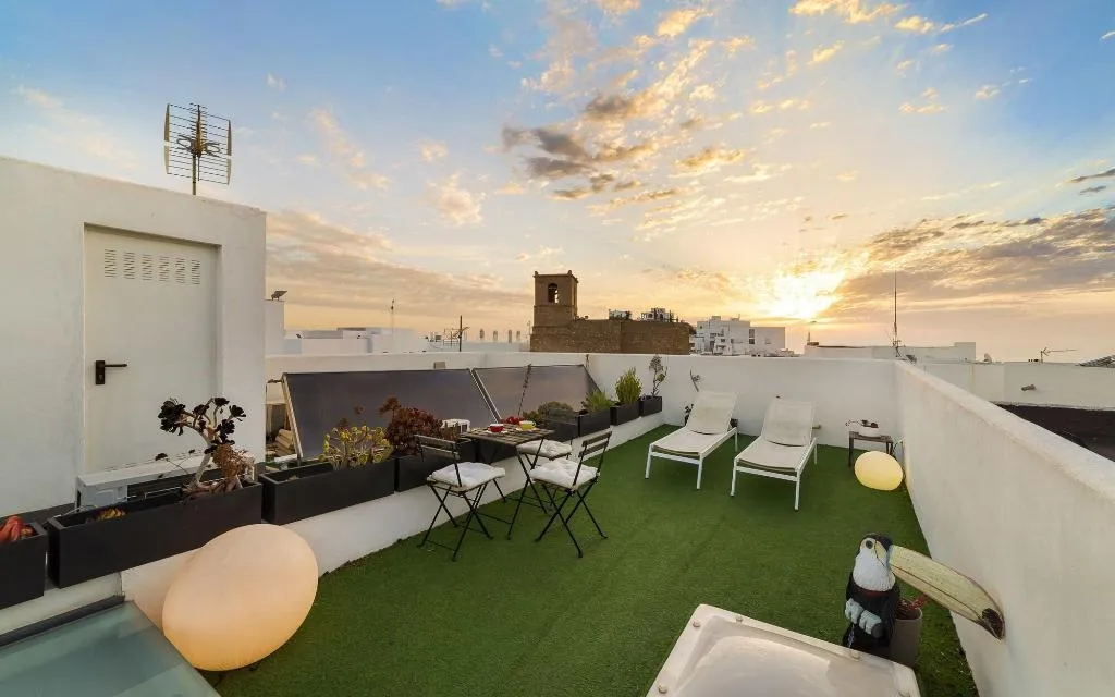 Terrace, Hostal El Olivar, Costa Almeria