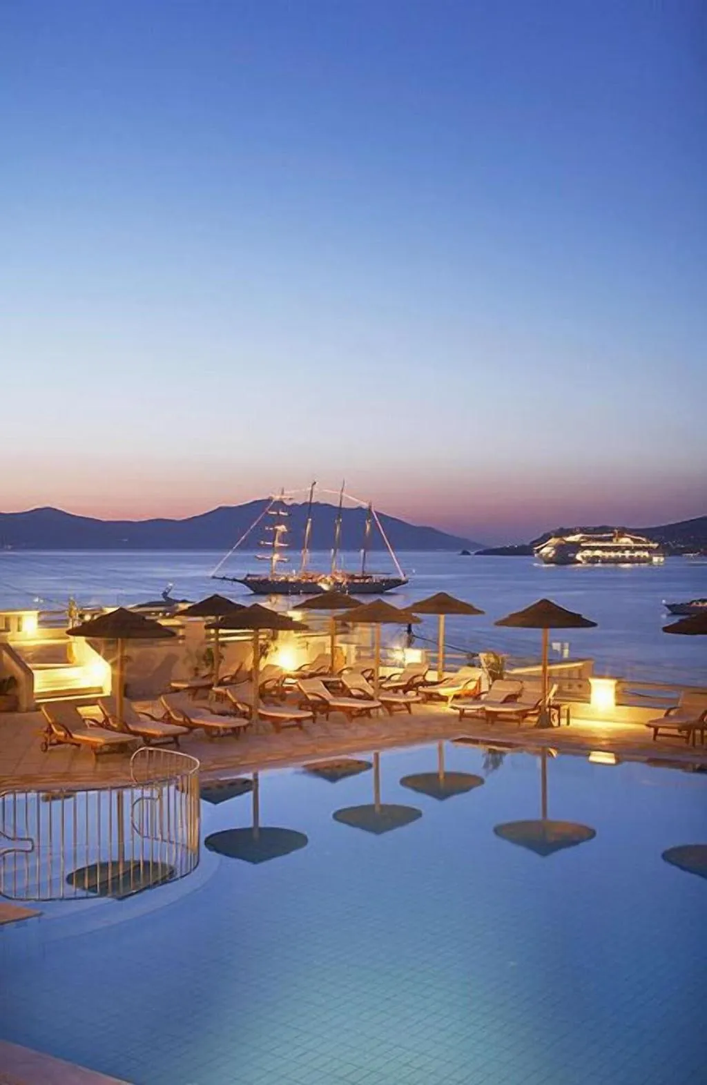 General view, Grand Beach, Mykonos