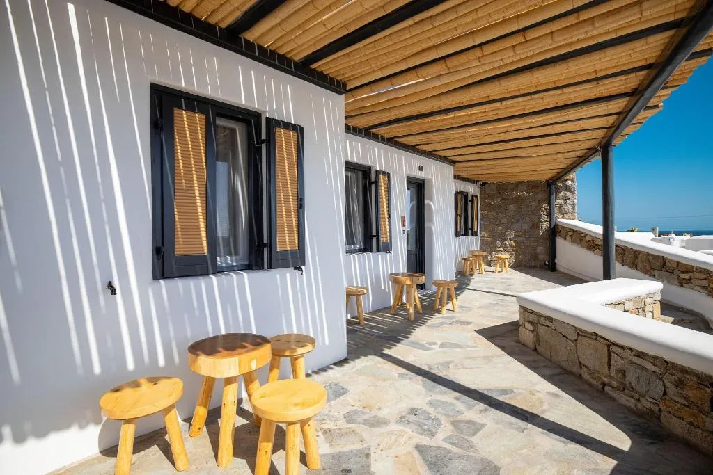 Terrace, Tropicana Hotel, Mykonos