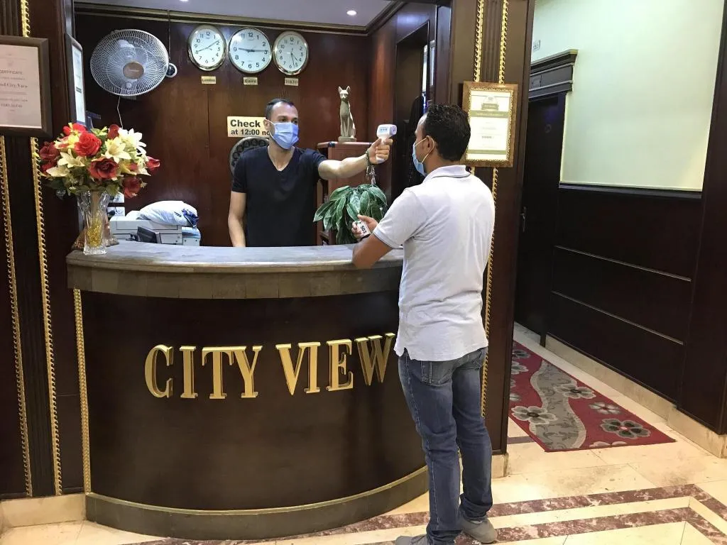 Lobby, City View Hotel, Cairo