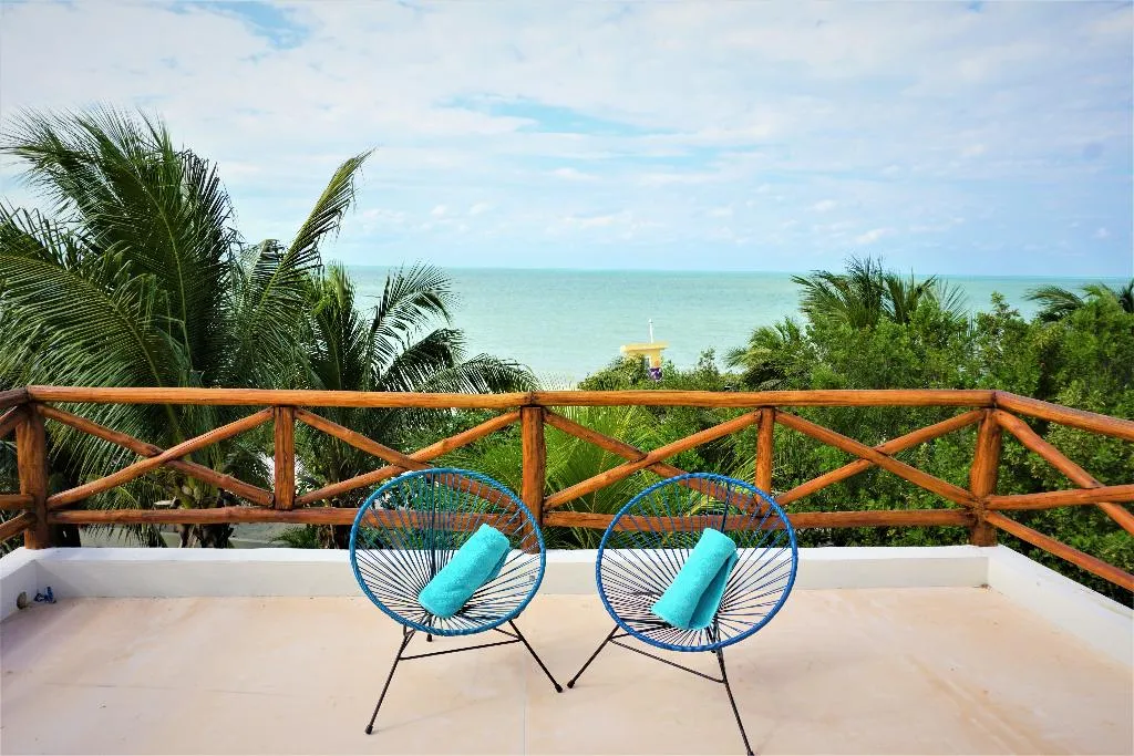 Terrace, La Puerta Azul Beachfront - Adults Only, Cancun Area