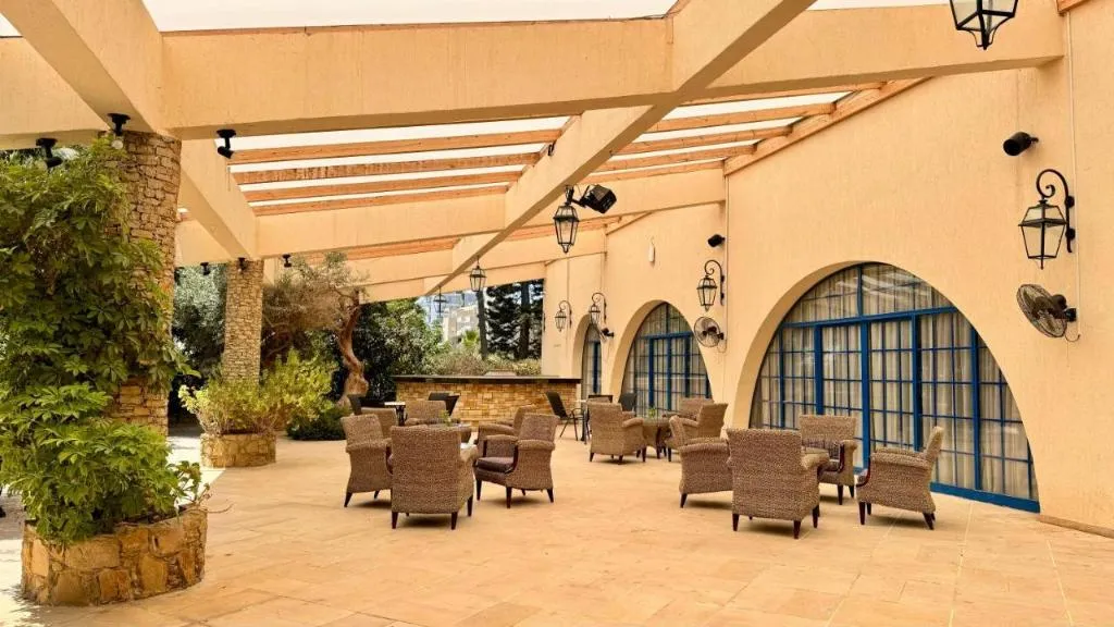Terrace, Navarria Hotel, Cyprus