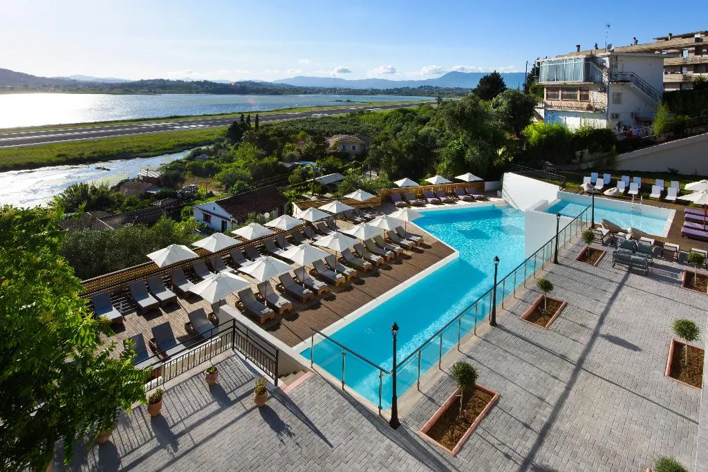 General view, The Royal Grand Hotel, Corfu