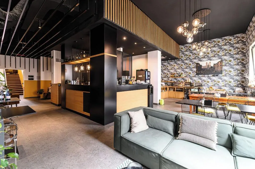 Lobby, Hotel Central Lodge, Naples