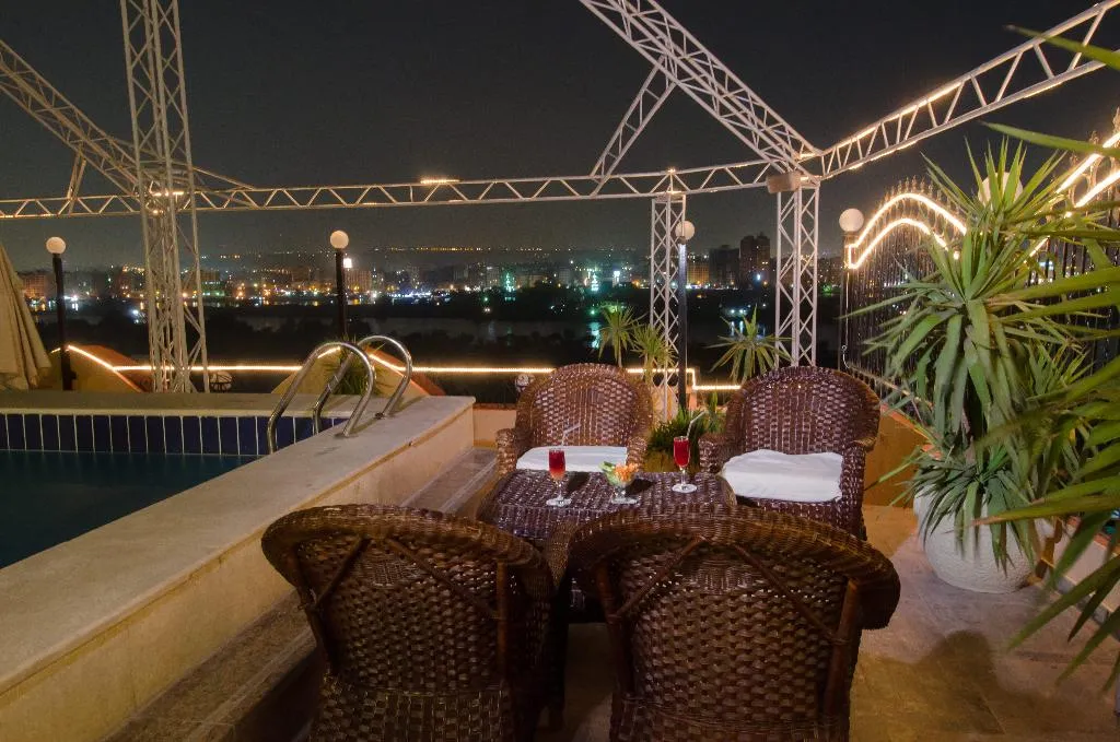 Terrace, Swiss Inn Nile, Cairo