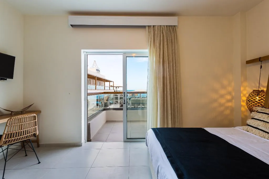 Double or Twin SEA VIEW Room, Nostos Beach Boutique Hotel, Crete