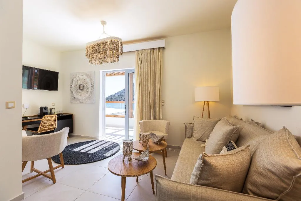 JUNIOR SUITE SEA VIEW Room, Nostos Beach Boutique Hotel, Crete