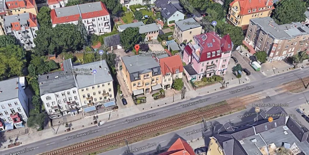 General view, Die Botschaft, Berlin