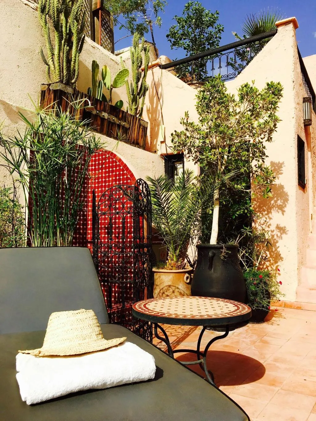 Terrace, Riad Tawargit, Marrakech