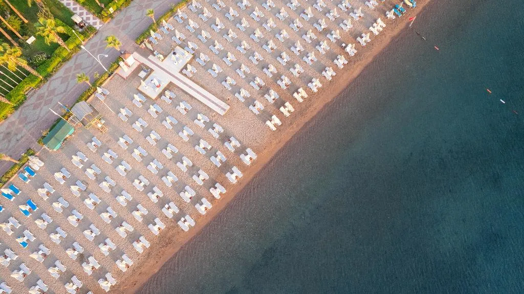 Beach, Aqua Hotel, Dalaman