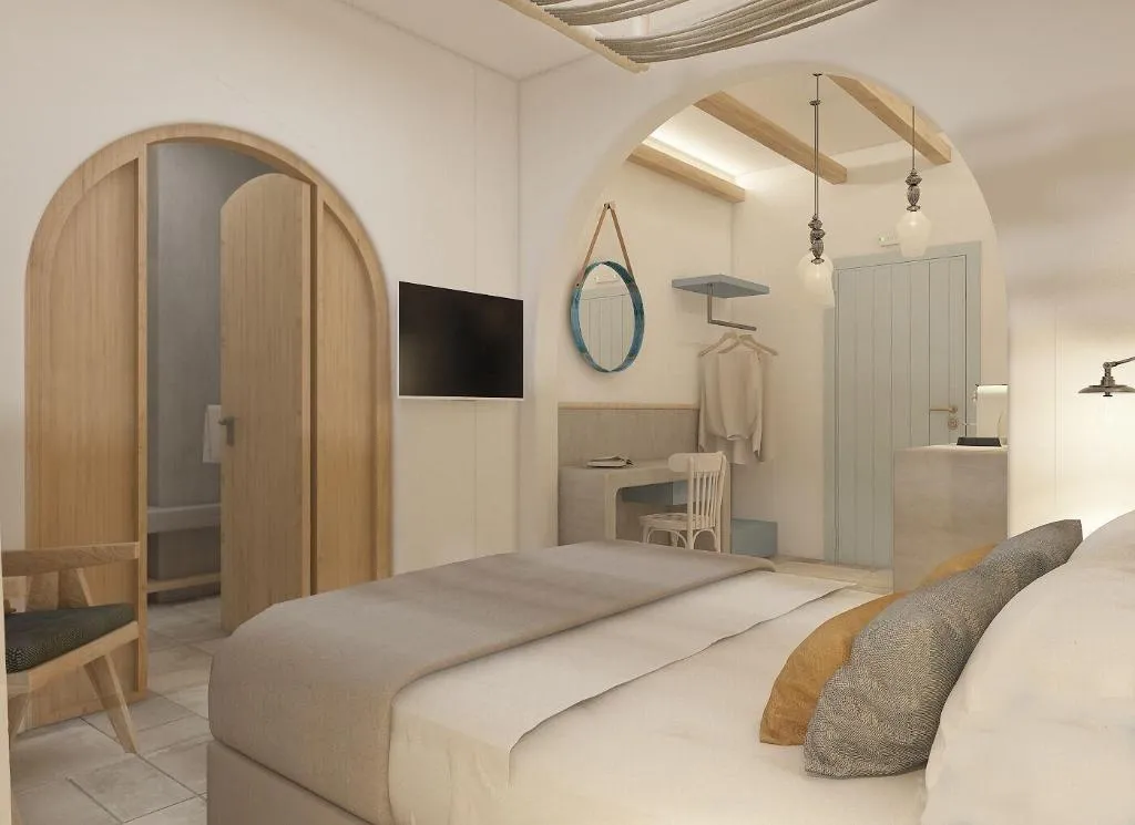 Room, Makris Beach Hotel, Santorini