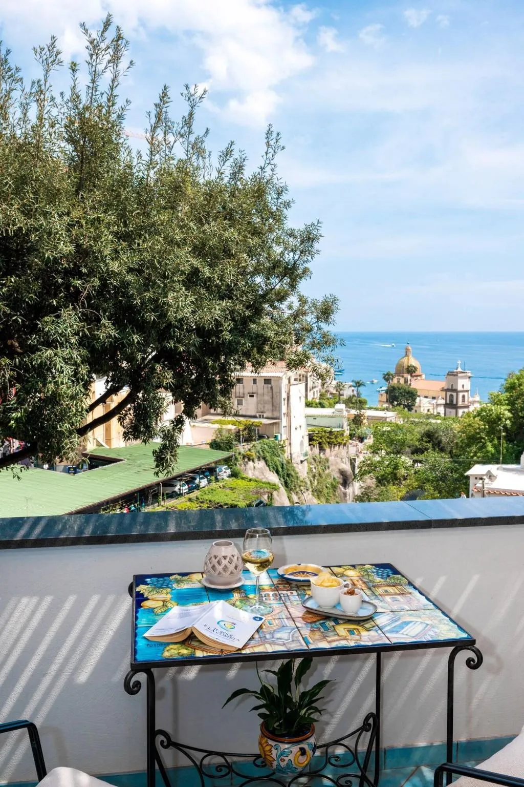 Terrace, Hotel Royal Prisco, Naples