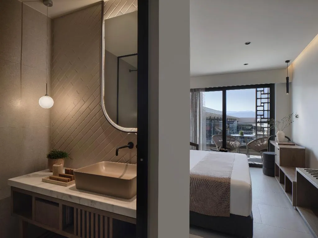 Double or Twin CLASSIC SEA VIEW Room, Rocca A Mare Heraklion - Handwritten Collection, Crete