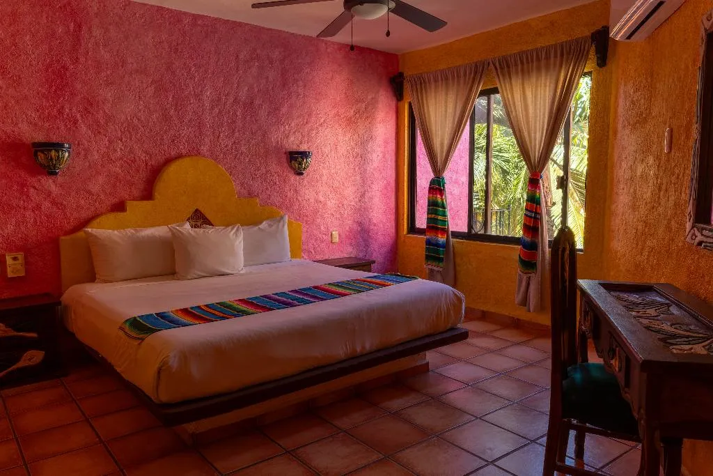 SINGLE KING SIZE BED Room, Hacienda Maria Bonita, Playa Del Carmen