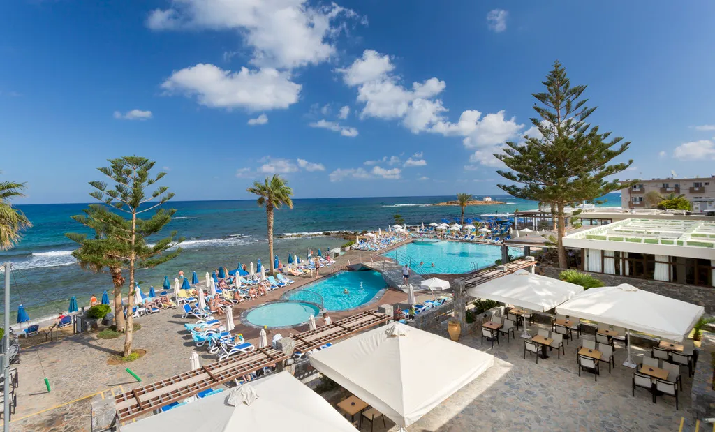 Terrace, Dessole Malia Beach, Crete
