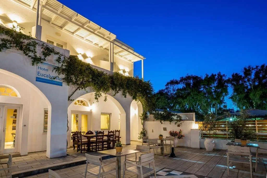 General view, Hotel Eucalyptus, Santorini